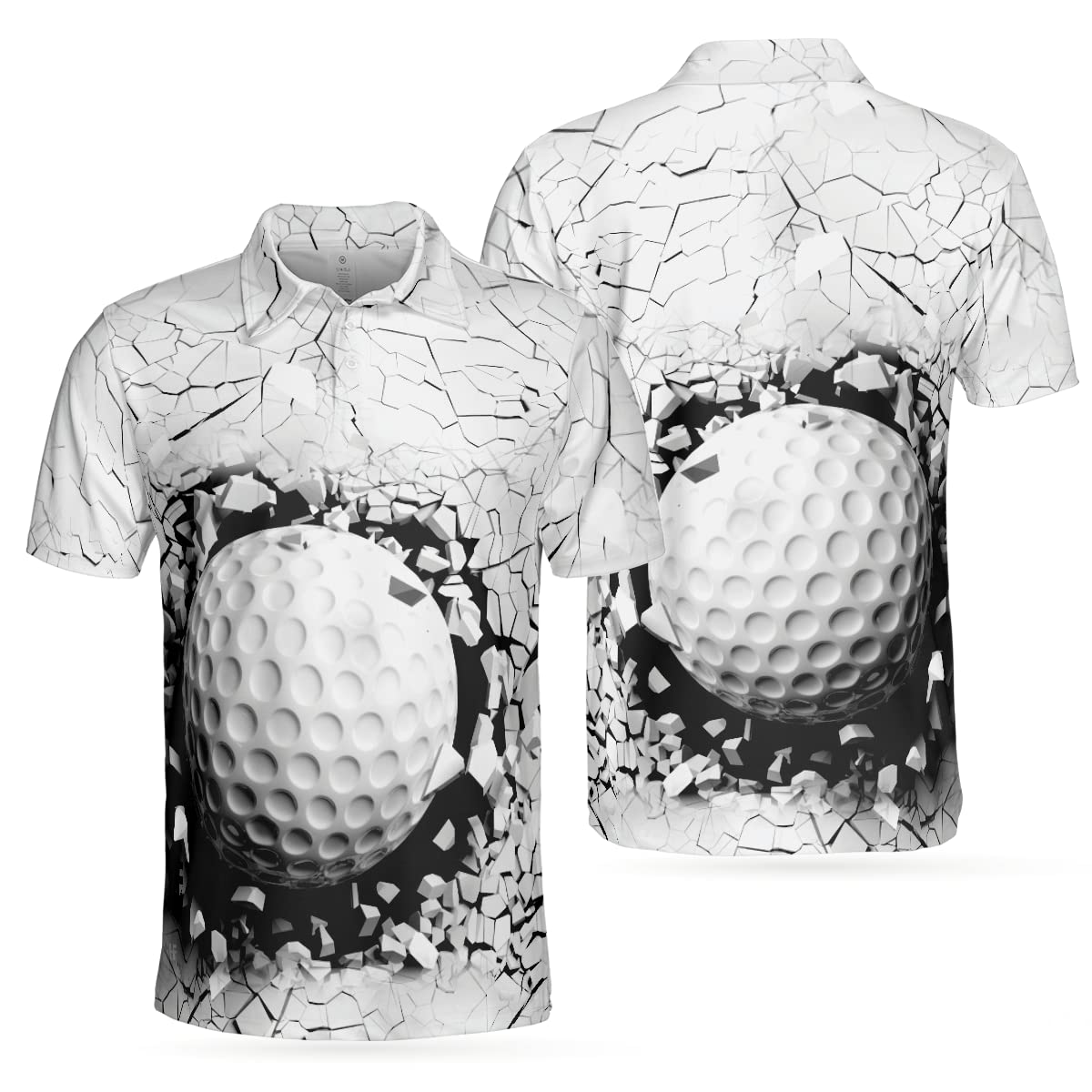 HYPERFAVOR Men's Performance Golf Polo Shirts - Moisture Wicking, UV Protection & Breathable Short Sleeve Golf Shirts - Perfect for Golfing, Casual Wear & Outdoor Activities