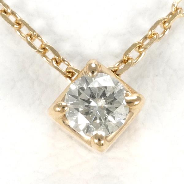4℃ K10 Yellow Gold Diamond Necklace for Women - Elegant 14K Gold Pendant Necklace Jewelry Gift for Anniversary, Valentine's Day & Special Occasions