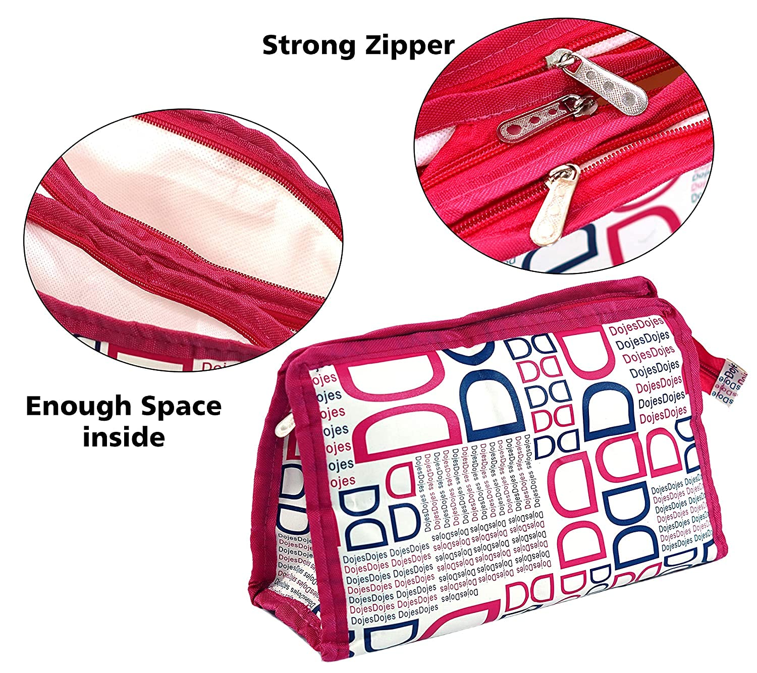 STACKRAID 3-Piece Toiletry Organizer Set - Waterproof Cosmetic Pouch, Jewelry & Makeup Travel Bag for Men & Women (Dusty Pink) - Perfect for Gym, Vacation & Business Trips