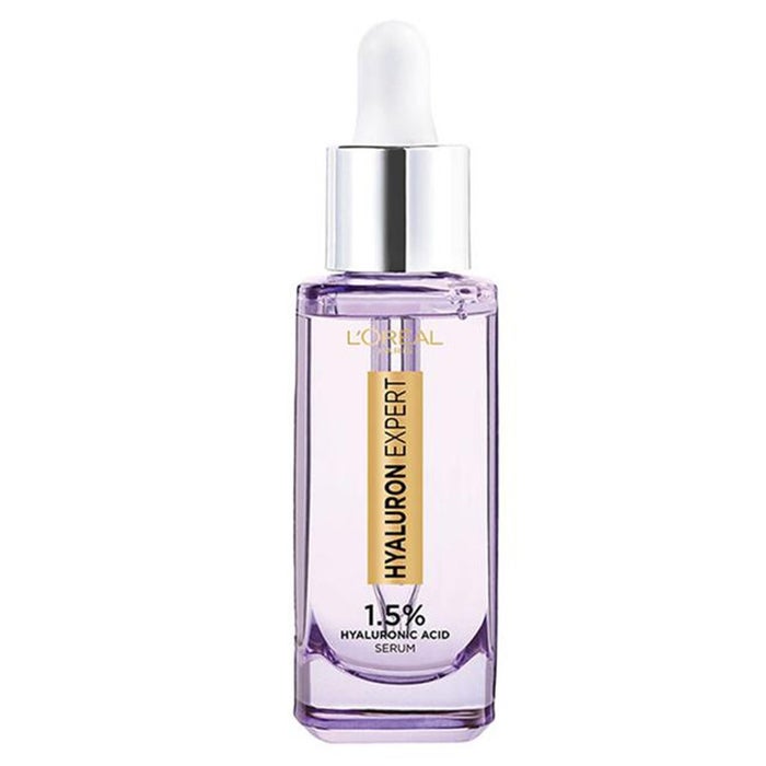 L'Oreal Paris Hyaluron Expert Hyaluronic Acid 1.5% Serum 30ml - Hydrating Anti-Aging Face Serum for Dry Skin - Day & Night Moisturizer for Glowing Skin