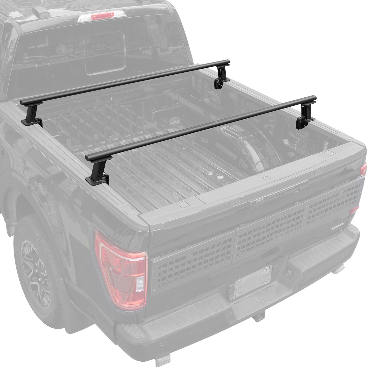 JOYTUTUS Full Size Truck Bed Cross Bars - Compatible with 2015-2025 Ford F150 F250, 2019-2025 Ram/Silverado/Sierra - Heavy Duty 660 LBS Capacity - 70.87