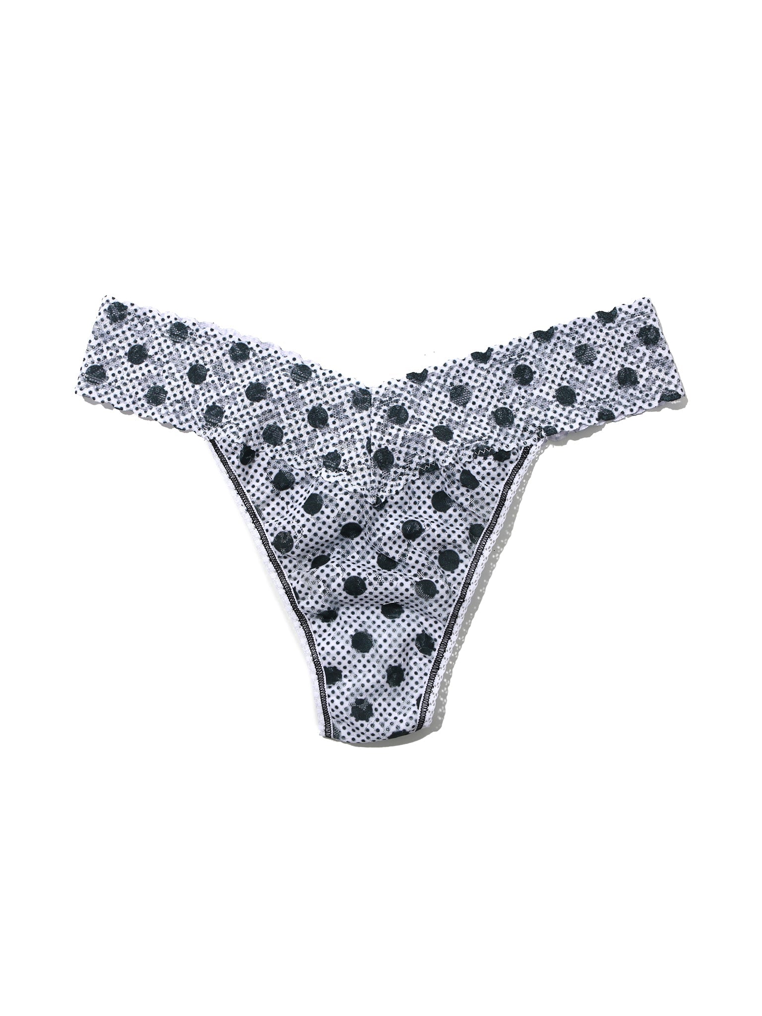 Printed Signature Lace® Original Rise Thong - Soft Comfortable Women's Underwear for Everyday Wear & Special Occasions