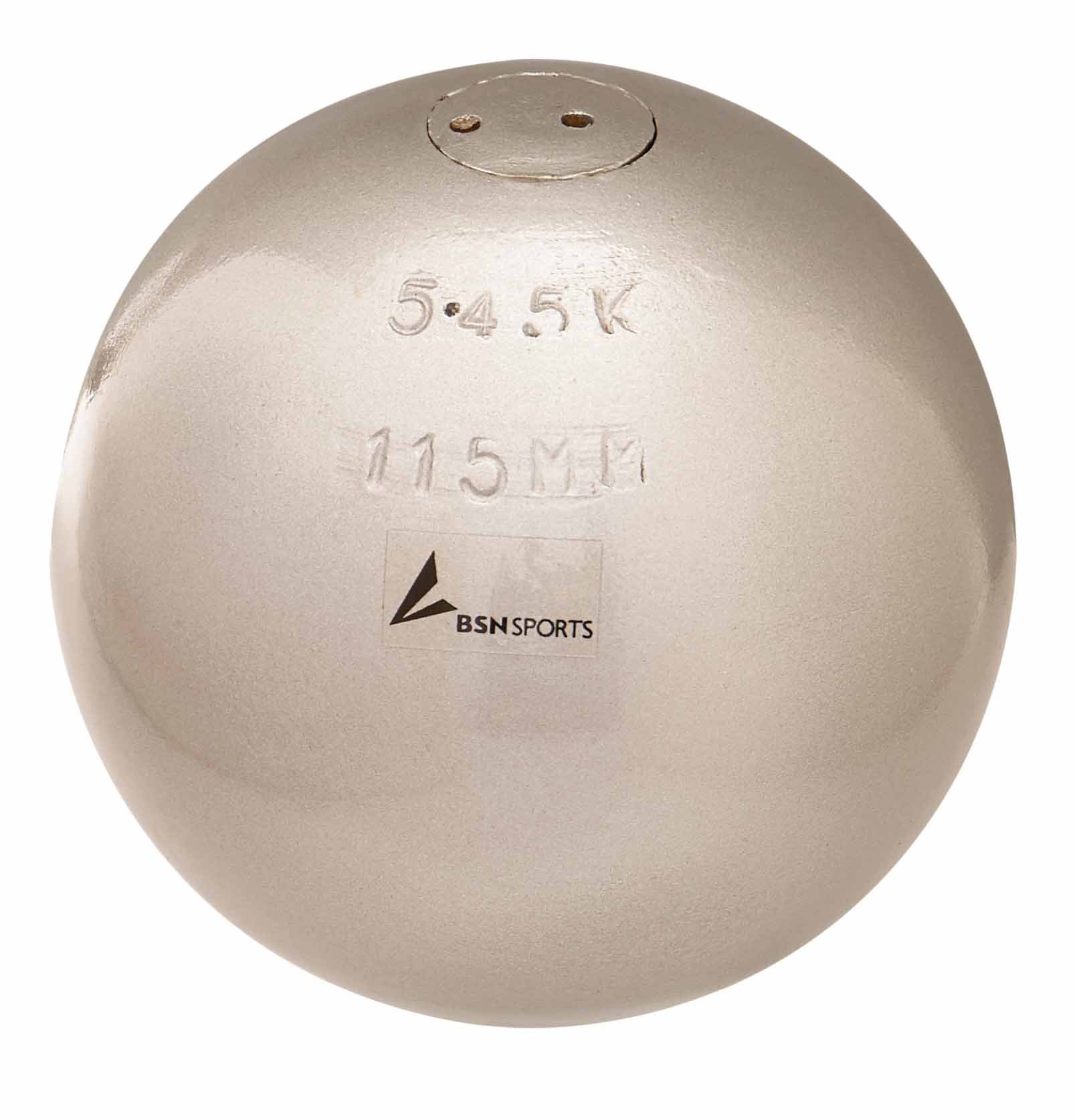 Nelco Competition Brass Shot Put - Official Size & Weight for Track & Field, High School & College Training, Outdoor Sports