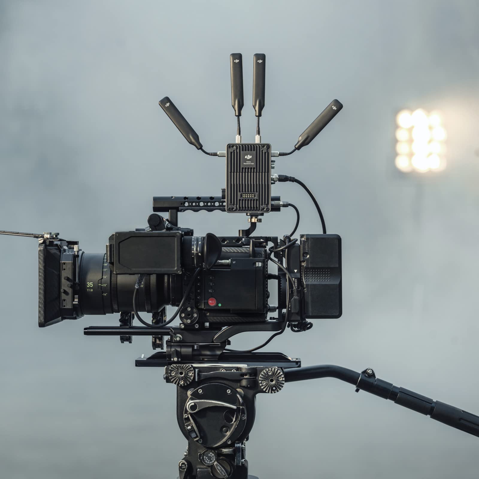 DJI Video Transmitter - 20,000ft 1080p/60fps Wireless Transmission System with Gimbal & Camera Control | Standalone Recording & Playback | Perfect for Aerial Videography & Live Streaming