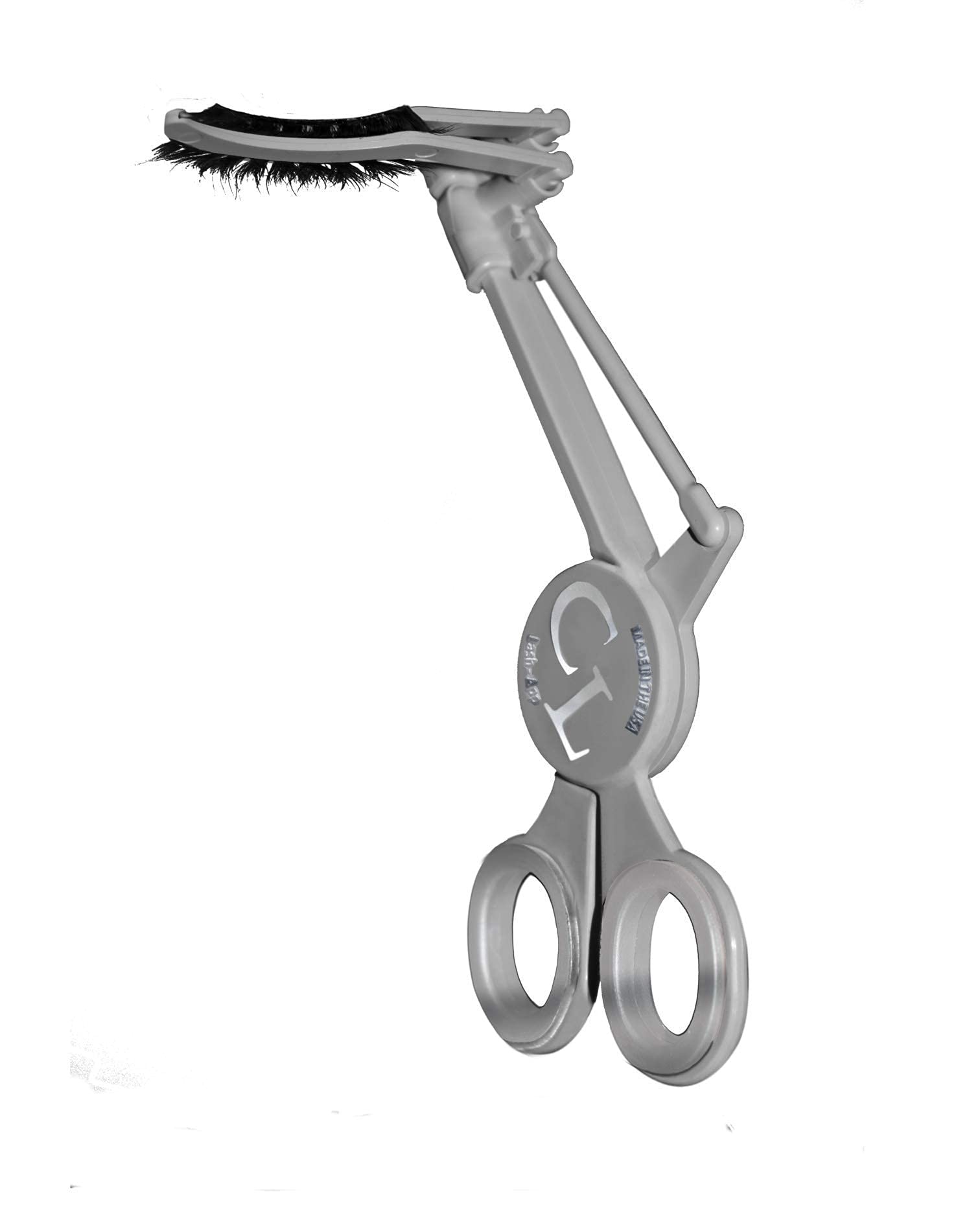 Professional Eyelash Applicator Kit - Conchita Eyelash Extension Tools with Tweezers & Mini Lash Curler - Silver Beauty Supplies for Salon & Home Use
