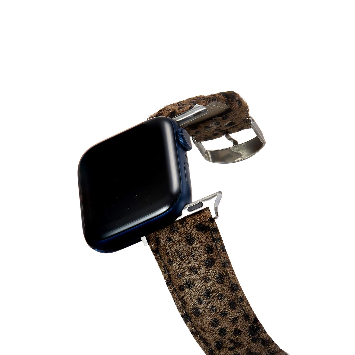 Genuine Leather Apple Watch Band for Women - Compatible with Series SE/6/5/4/3/2/1 (38mm/40mm/42mm/44mm) - Gold Buckle Replacement Strap - Perfect for Work, Date Night & Everyday Wear
