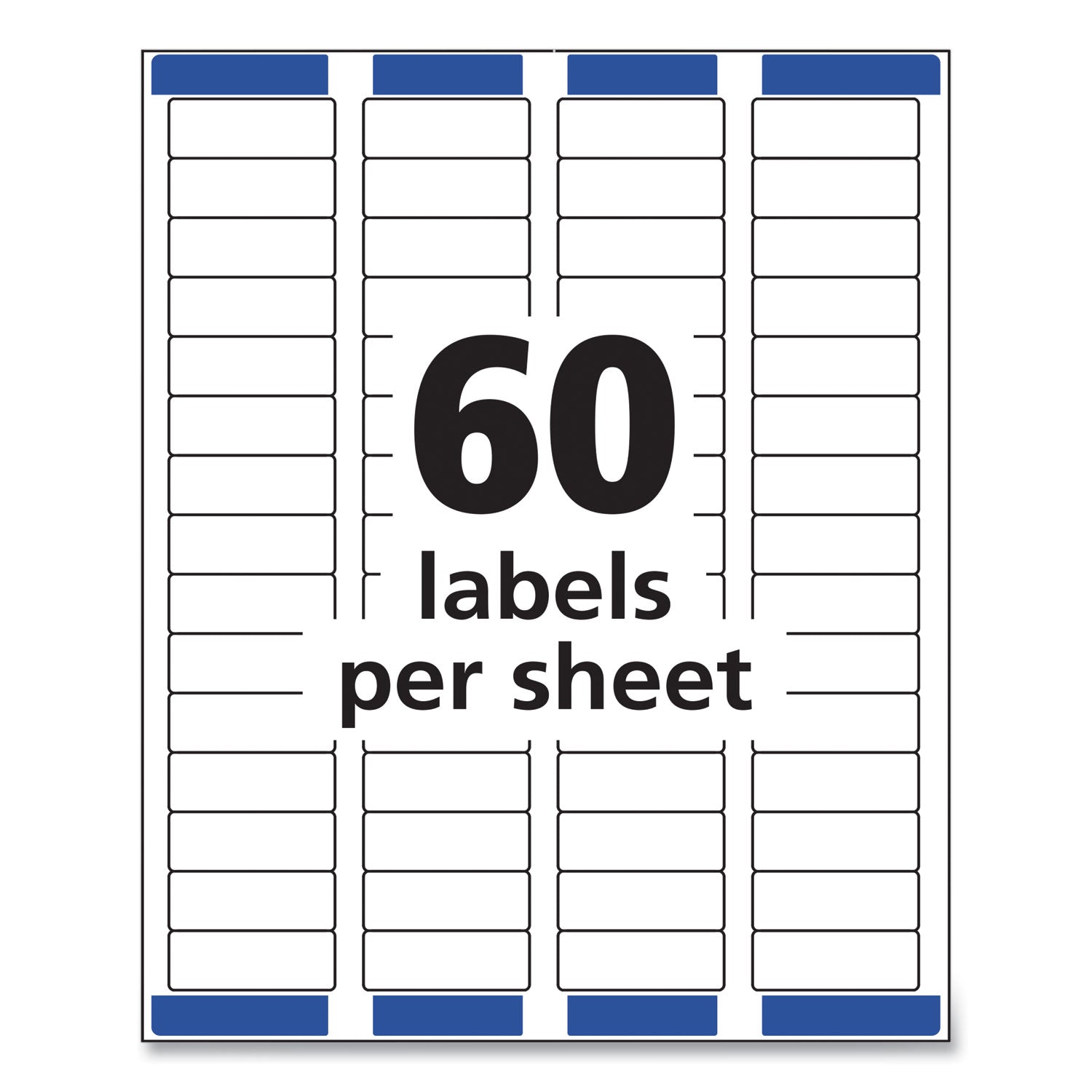 Avery® Easy Peel White Address Labels with Sure Feed Technology for Inkjet Printers - 0.66