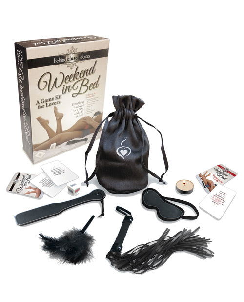 Romantic Couples Game - Behind Closed Doors Weekend In Bed Kit for Lovers | Fun Date Night & Anniversary Gift for Couples | Perfect for Valentine's Day & Romantic Getaways