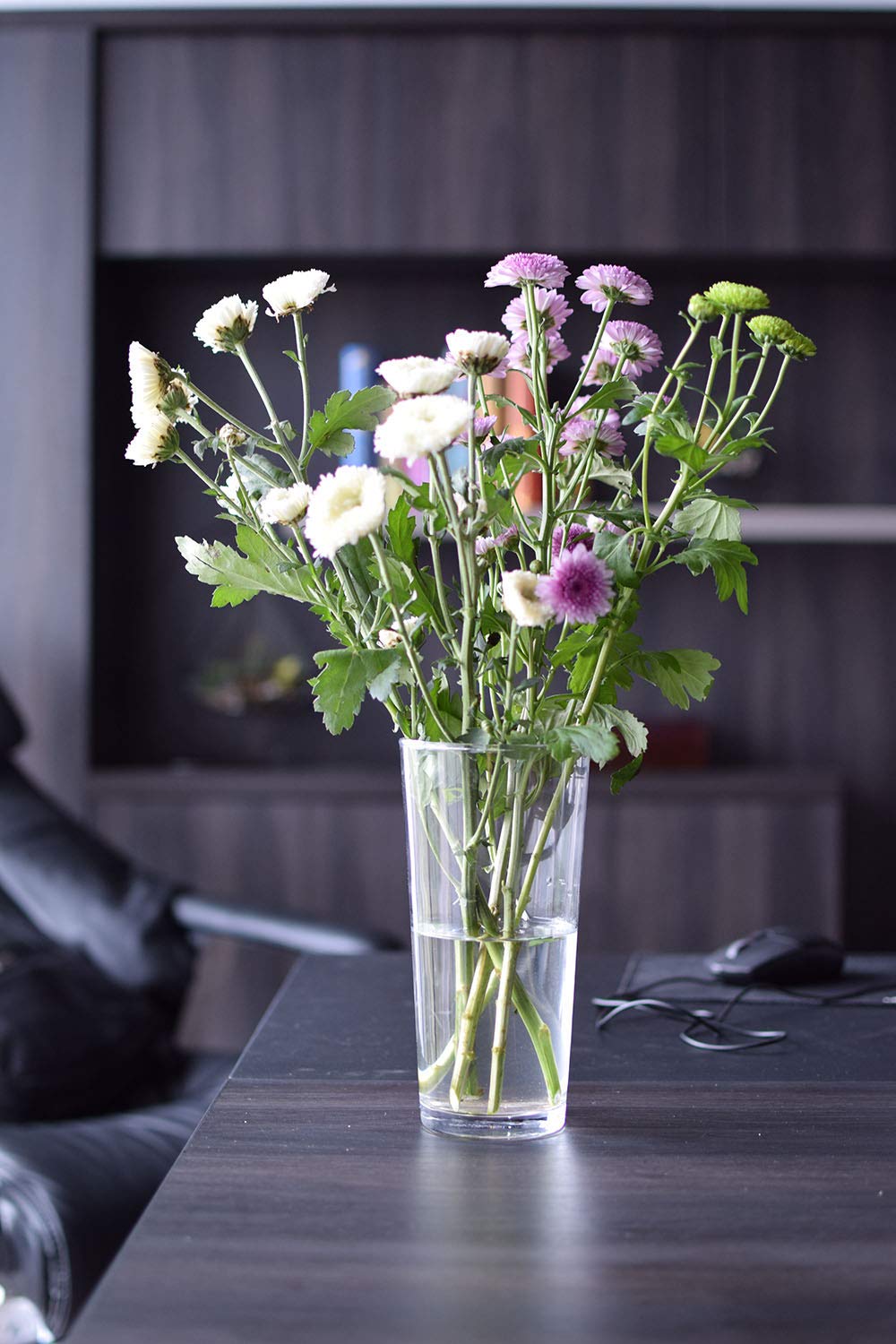 Elegant Glass Cylinder Vases - Set of 1 Modern Home Decor & Wedding Centerpiece for Dining Table, Living Room, or Event Decorations