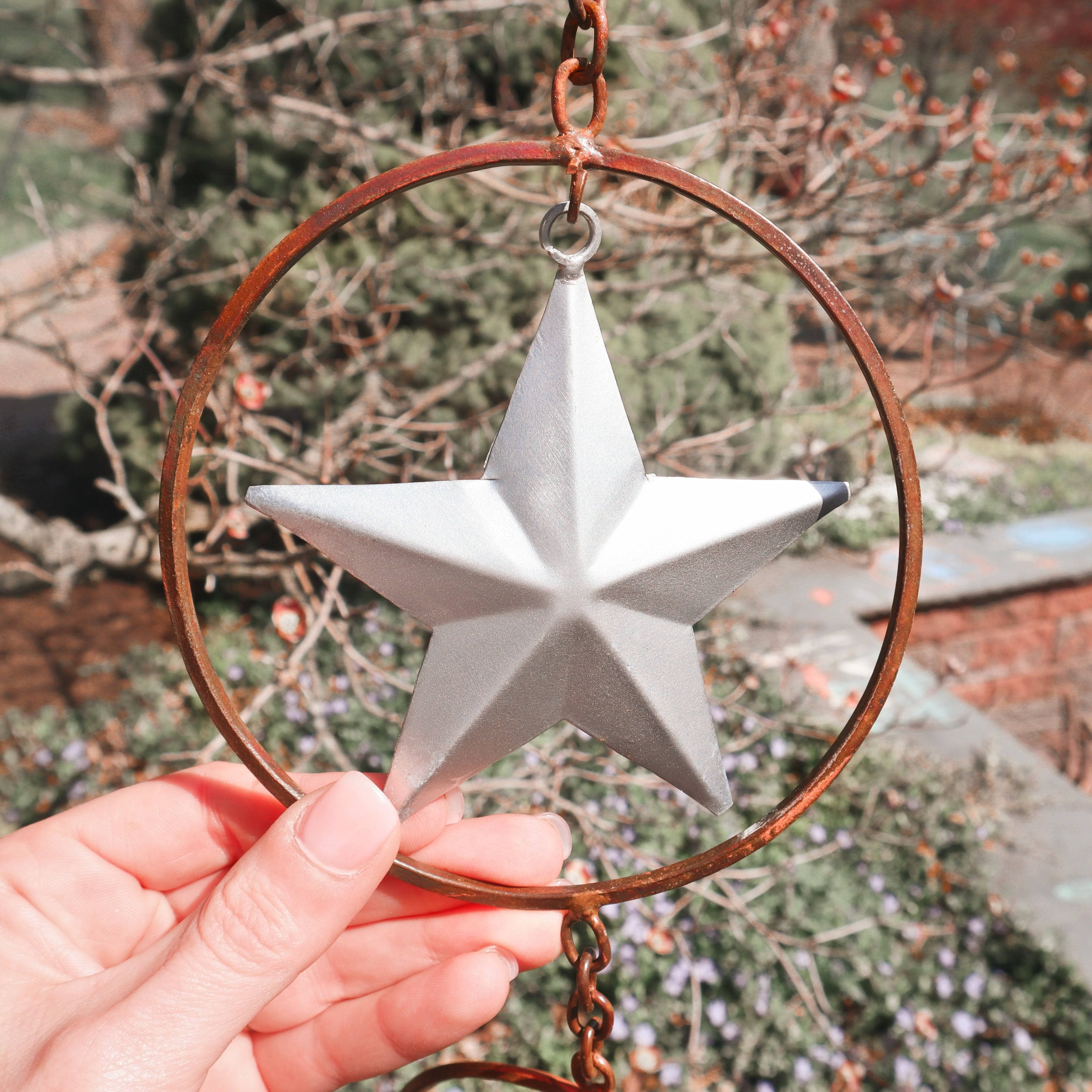 Celestial Ornament - Elegant Handmade Star & Moon Decor for Home, Bedroom, Nursery & Wedding - Perfect for Wall Hanging, Christmas Tree, Gift & Boho Decorations