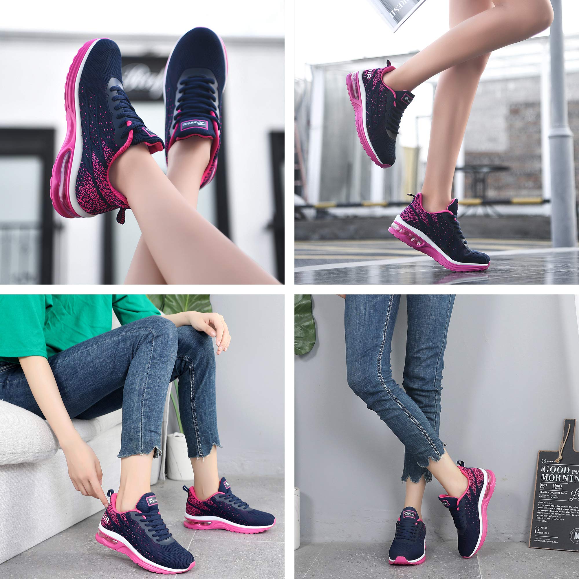 RomenSi Women's Air Athletic Running Sneakers - Lightweight Breathable Gym Walking Tennis Shoes for Women (US 5.5-11) | Perfect for Jogging, Workouts & Casual Wear