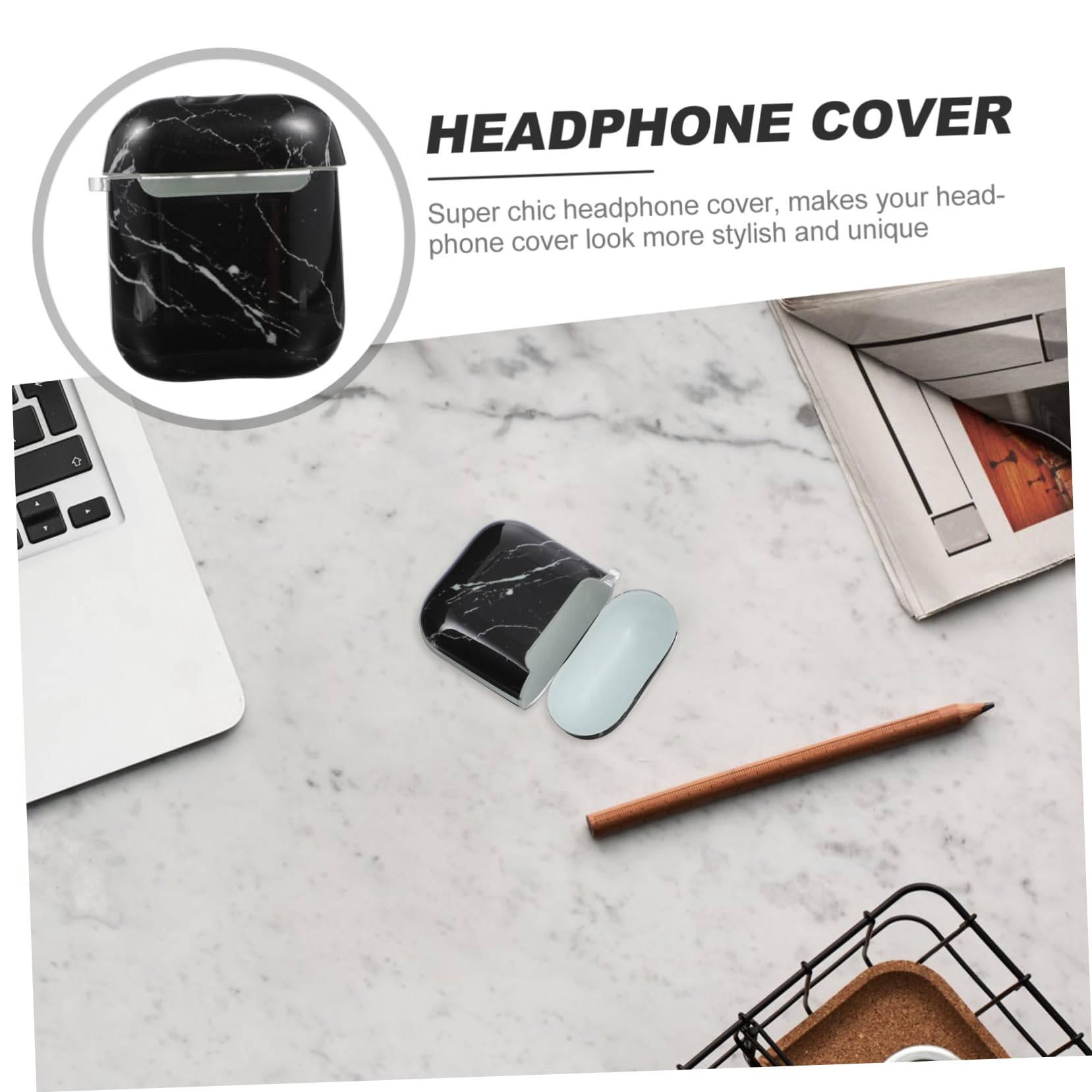 **ARTIBETTER Wireless Earbuds Case - TPU Protective Skin Cover for Headphones, Portable & Durable (Perfect for Travel, Gym, and Daily Use)**
