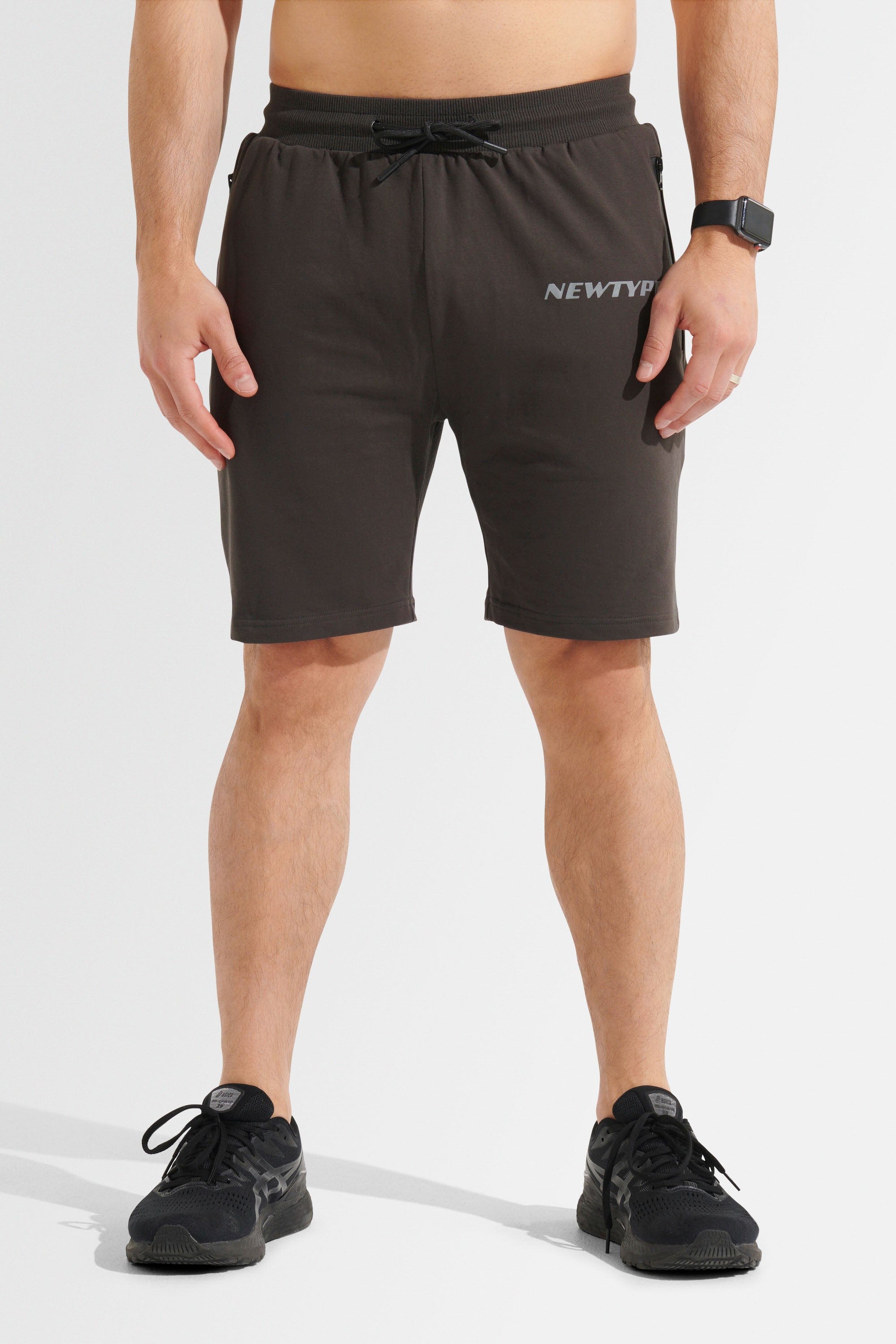 Intrepid Athlete Men's Running Shorts - Lightweight & Breathable Charcoal Gray for Gym, Jogging & Outdoor Workouts