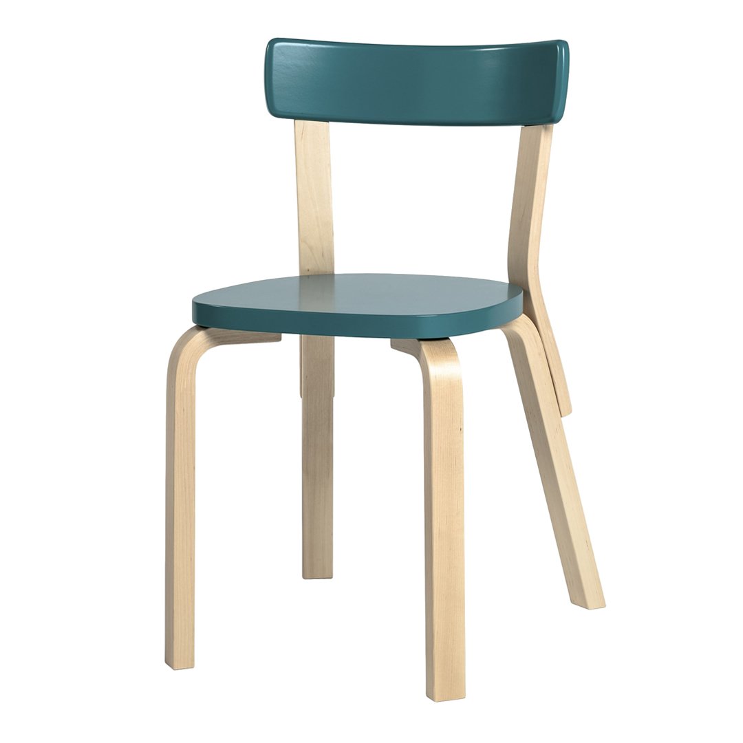 Artek Chair 69 - Iconic Scandinavian Design Wooden Chair | Perfect for Dining Room, Living Room & Office