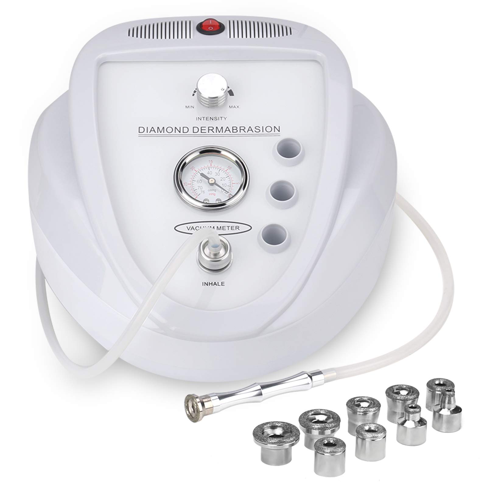 Professional Diamond Microdermabrasion Machine for Face & Body - Advanced Skin Exfoliator with Crack Weeder Tool - Perfect for At-Home Spa Treatments & Acne Scar Removal