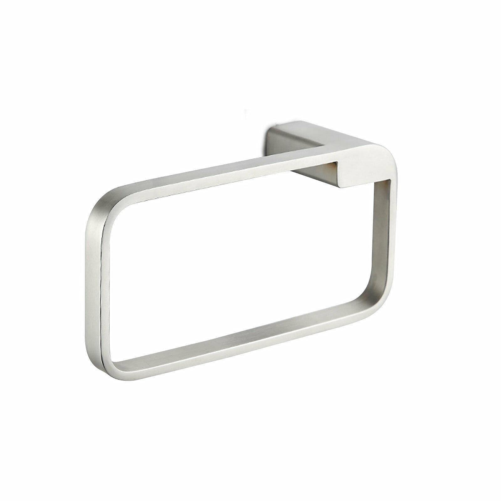 Stainless Steel Wall Mounted Towel Rack - Bathroom Towel Holder for Hand & Bath Towels - Space Saving Durable Design for Home, Spa, and Hotel Use