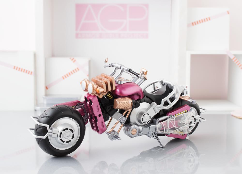 Bandai Armor Girls Project AGP Super Sonico with Super Bike Robo Nitro Action Figure - Anime Collectible for Display & Play | Perfect for Fans, Gifts, and Cosplay Scenes