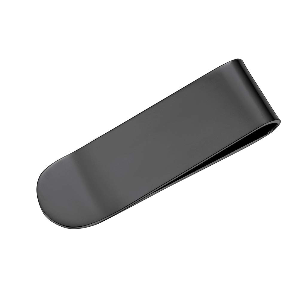 Slim Minimalist Wallet Clips for Men & Women - Waterproof Hypoallergenic Stainless Steel Money Clip - Smooth Surface Design - Perfect for Travel, Gym & Everyday Carry