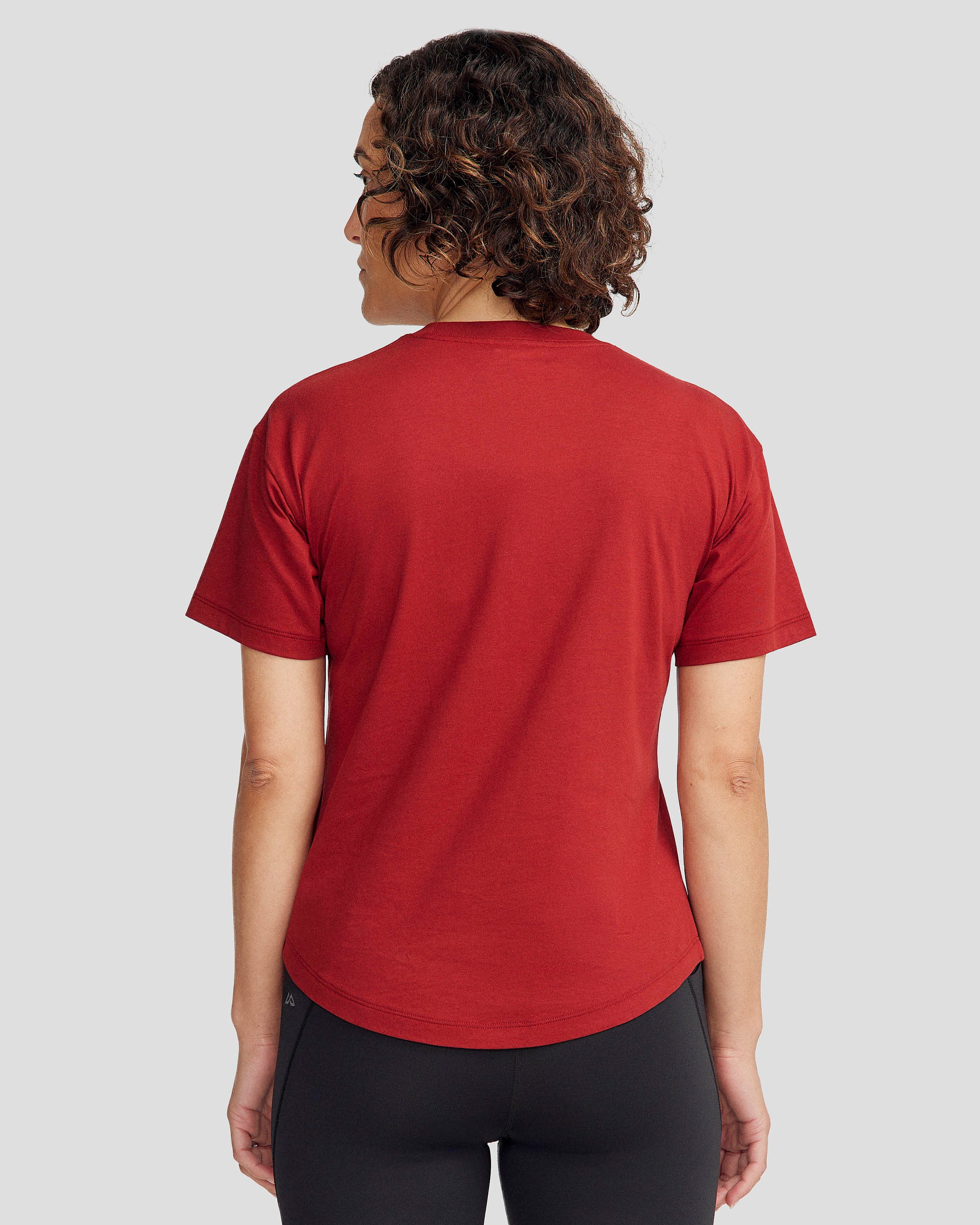 Women's Organic Cotton T-Shirt with Logo - Soft & Comfortable Casual Tee for Everyday Wear, Workout, and Layering