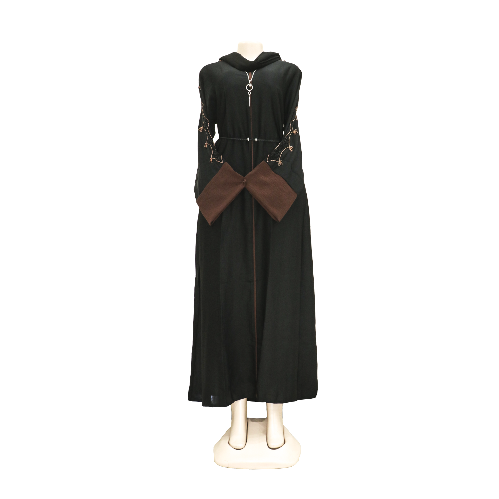 Elegant Ahmadian Emirates Abaya - Modest Islamic Dress for Women - Perfect for Prayer, Eid, and Special Occasions