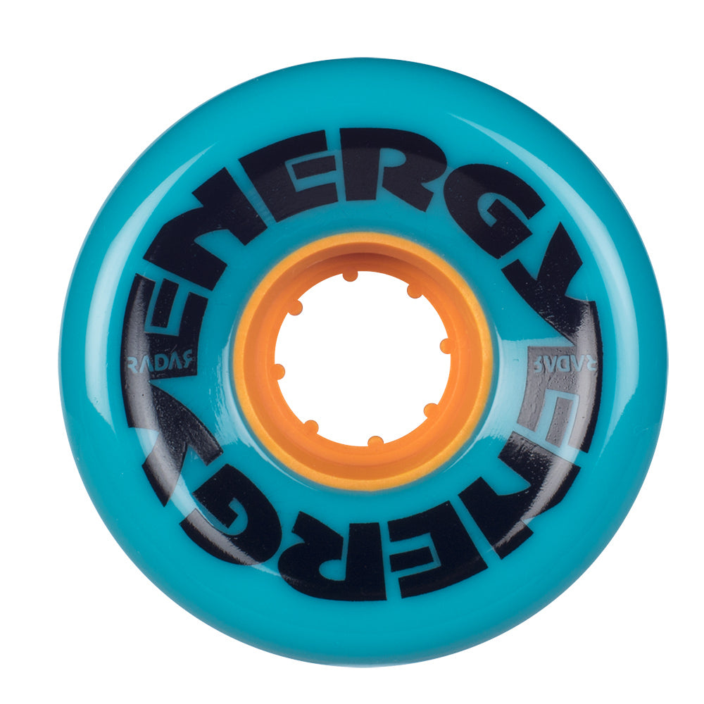 Radar Energy 65mm Quad Wheels - 4 Pack for Smooth and Fast Roller Skating, Skateboarding, and Longboarding
