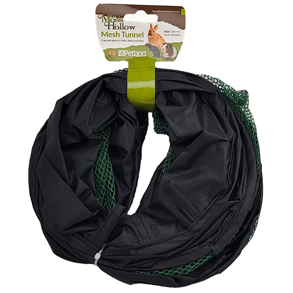 Moss Hollow Mesh Tunnel - Breathable Pet Play Tube for Small Animals, Hamsters & Guinea Pigs - Fun Interactive Toy for Exercise & Exploration (Indoor/Outdoor Use)