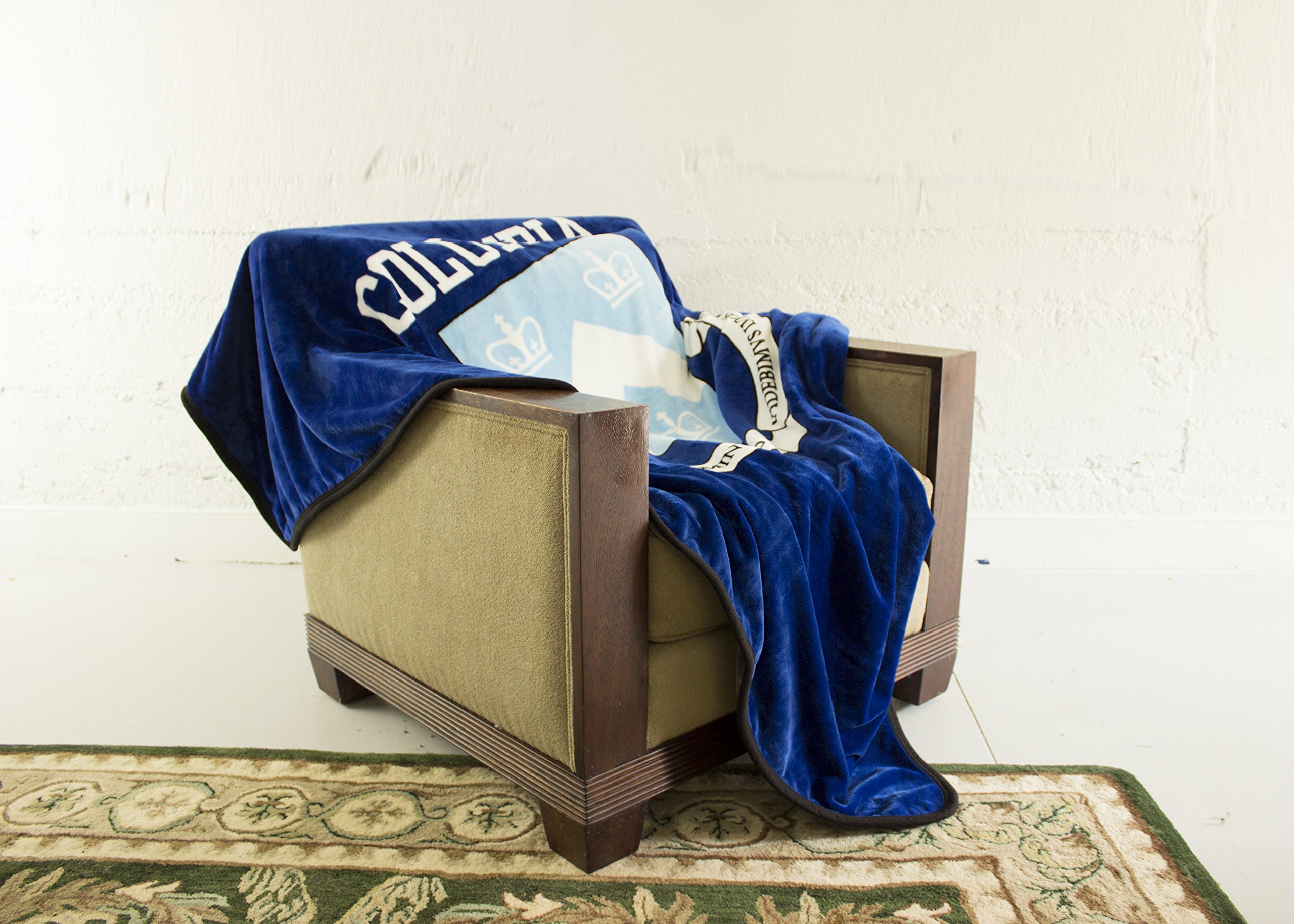 Columbia University Ivy League Premium Plush Fleece Blanket - 60
