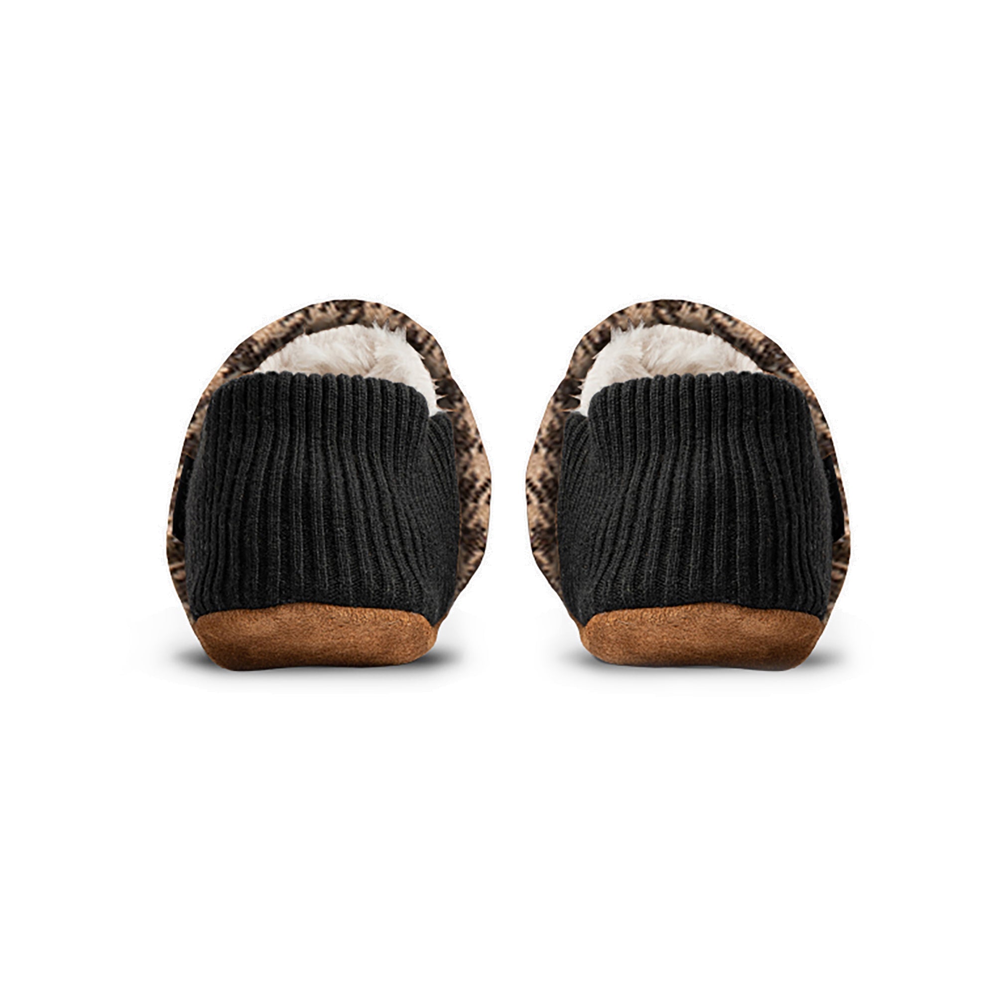 Finn Tweed House Shoes - Warm Fur Lined Indoor Slippers for Men & Women - Cozy Home Comfort for Winter & Relaxation
