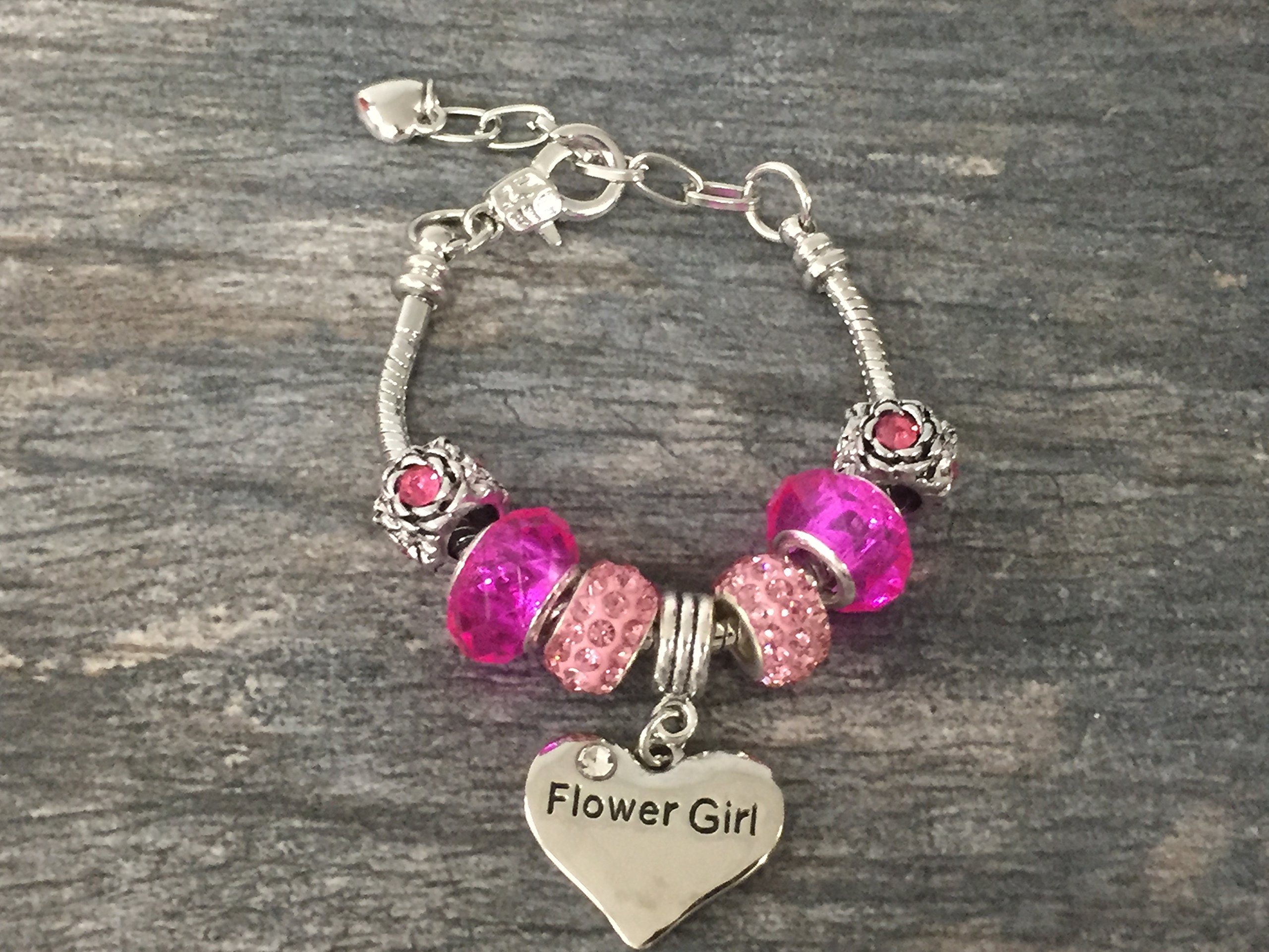 Infinity Collection Flower Girl Bracelet - Elegant Wedding Charm Bracelet for Girls | Perfect Gift for Flower Girls, Bridesmaids & Special Occasions