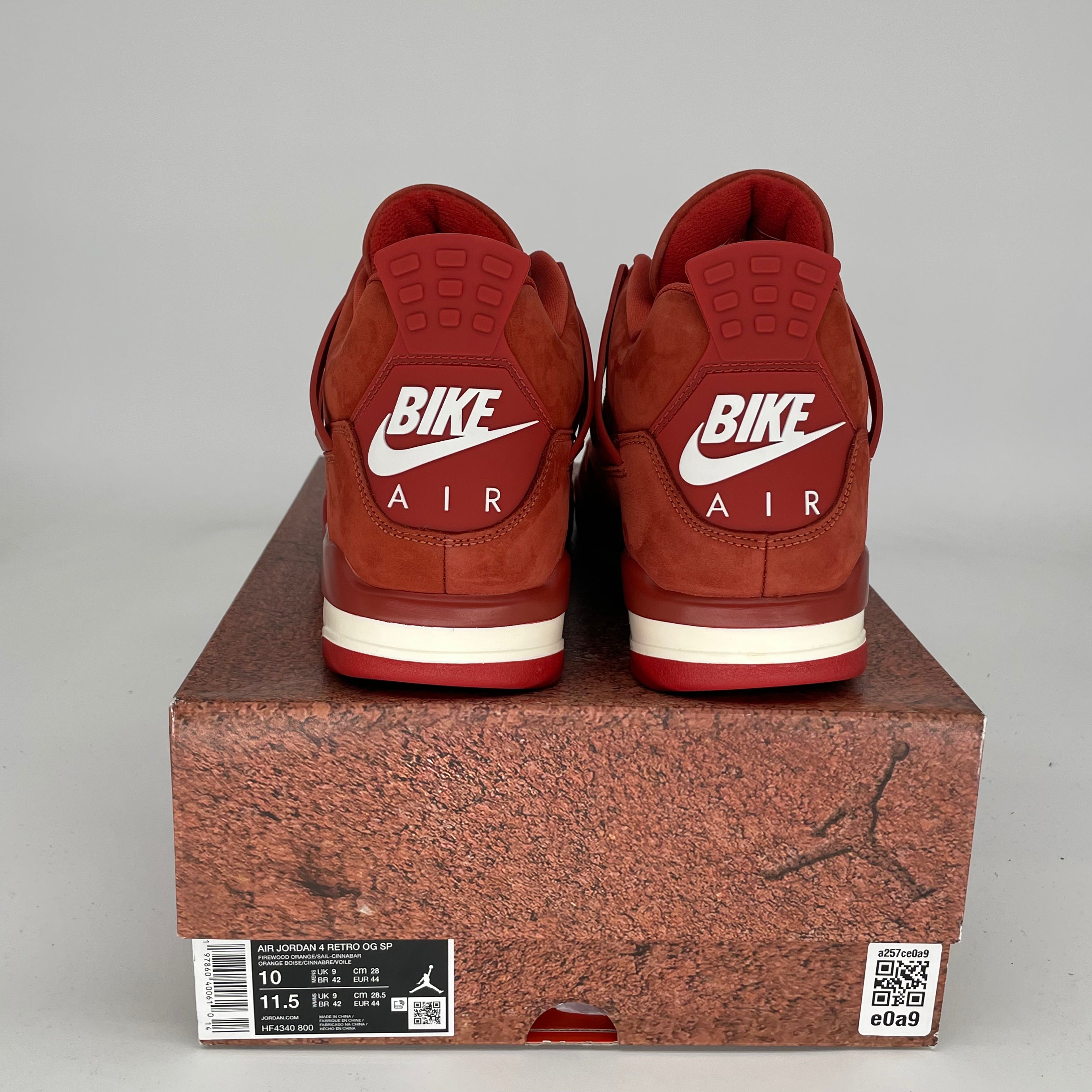 AIR JORDAN 4 Nigel Sylvester Brick by Brick Men's Basketball Shoes Size 10 - HF4340-800 Retro Sneakers for Streetwear & Casual Outfits