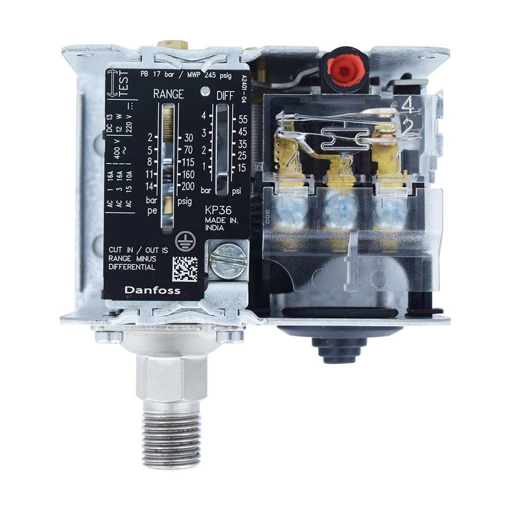 Danfoss KP36 Pressure Switch 060-110891 | New in Box | 1 Year Warranty | Fast Shipping (1-2 Weeks) | Ideal for HVAC, Refrigeration & Industrial Applications