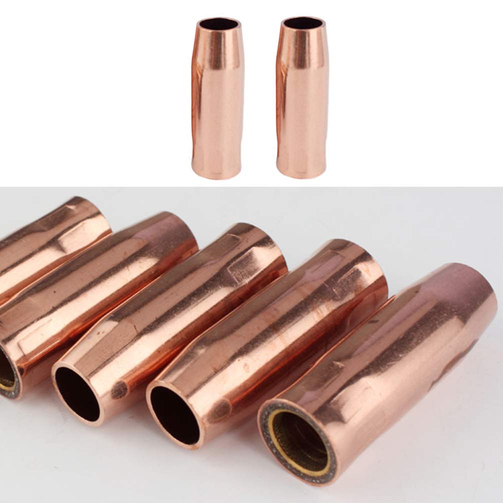 5pcs Welding Torch Protective Covers - High-Quality Copper Replacement Parts for Welding Torch Tips - Durable Heat-Resistant Shield for MIG/TIG Torches - Perfect for Welding, Soldering & Metal Fabrication Projects
