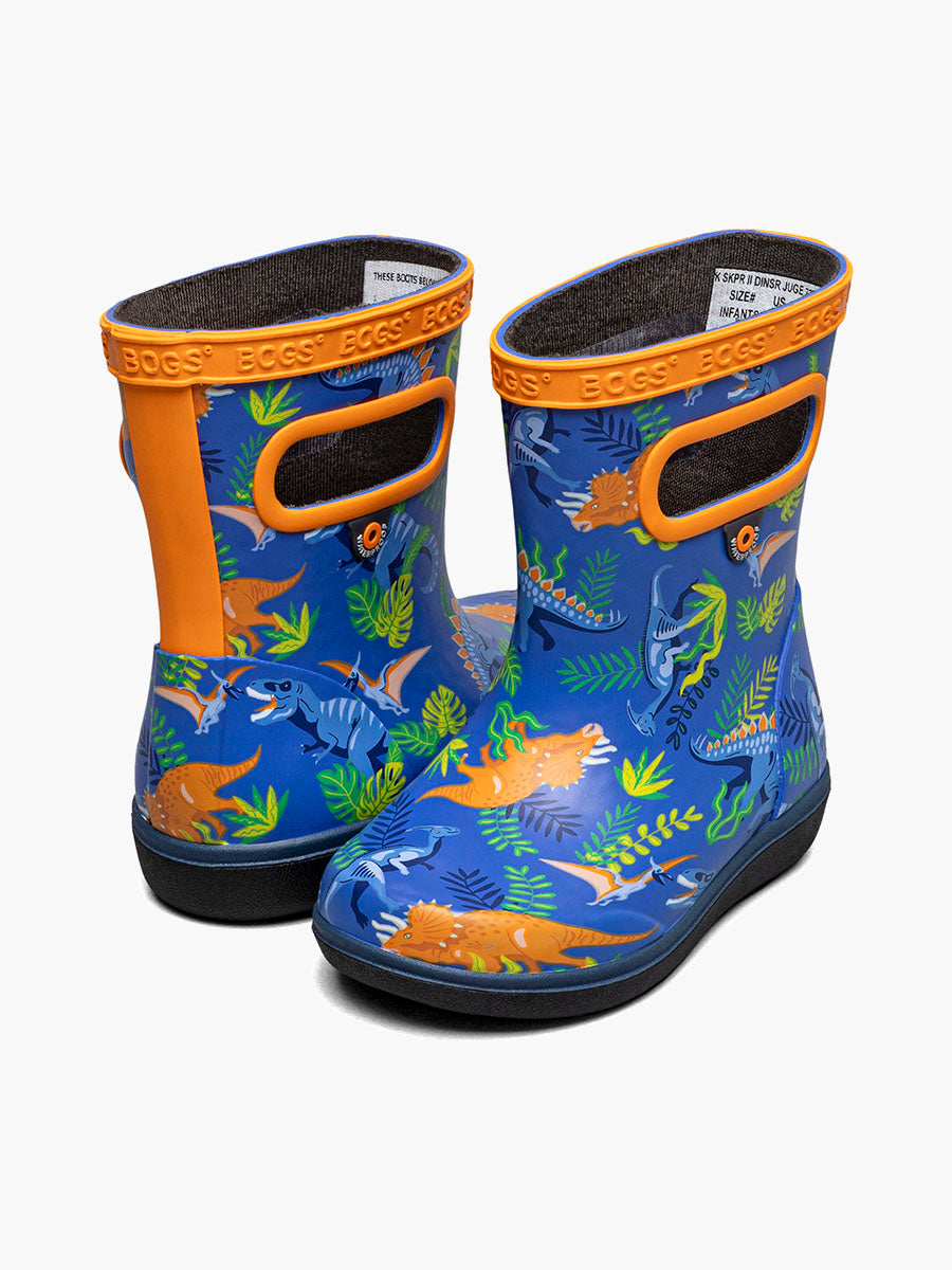 Toddlers' Skipper II Dinosaur Jungle - Kids Water Shoes for Beach, Pool & Outdoor Play - Non-Slip Aqua Socks for Boys and Girls