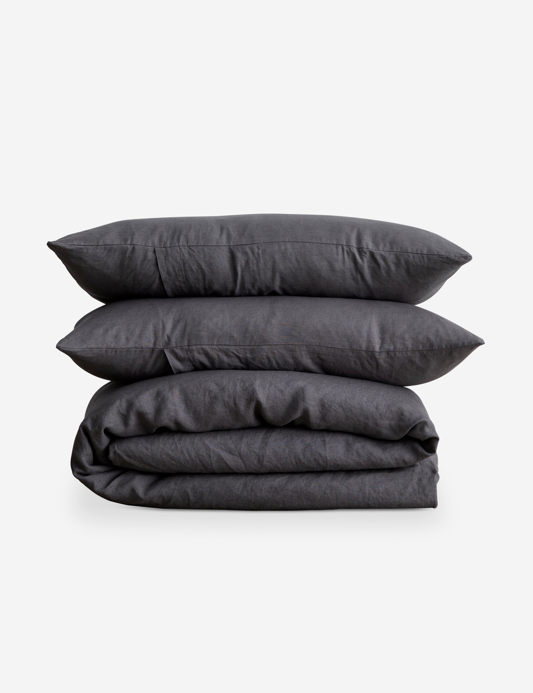 Premium European Flax Linen Duvet Cover Set by Cultiver - 100% Natural Breathable Bedding for All Seasons - Perfect for Master Bedrooms, Guest Rooms & Coastal Home Decor