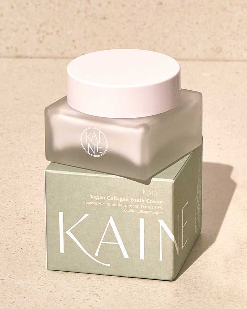 KAINE Vegan Collagen Youth Cream - Anti-Aging Face Moisturizer for Wrinkles & Fine Lines | Cruelty-Free Skincare for Daily Hydration & Glowing Skin