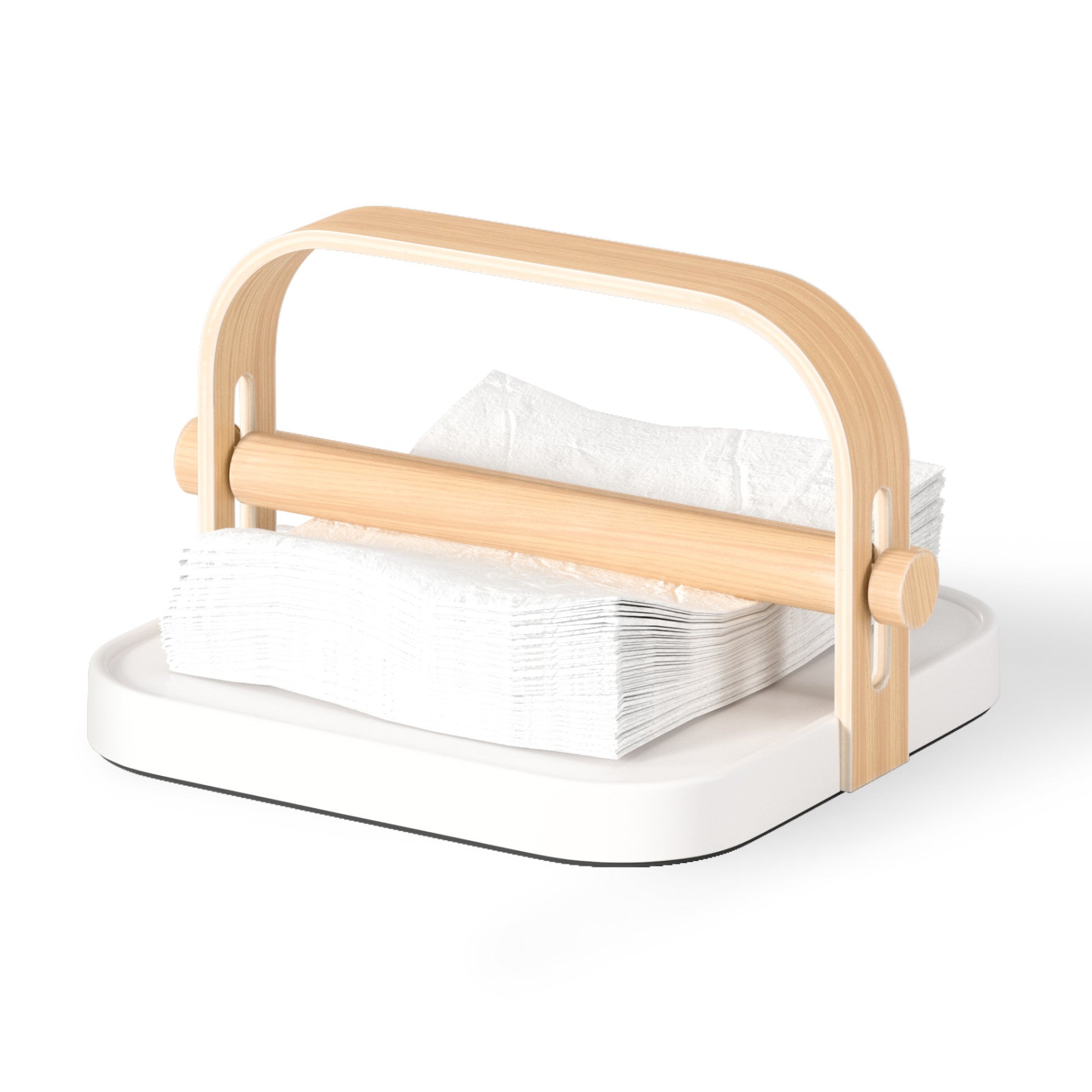 Bellwood Stainless Steel Napkin Holder - Elegant Tableware Organizer for Kitchen, Dining Room & Party Decor