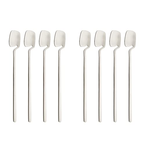 8Pcs Longspoon-Silver