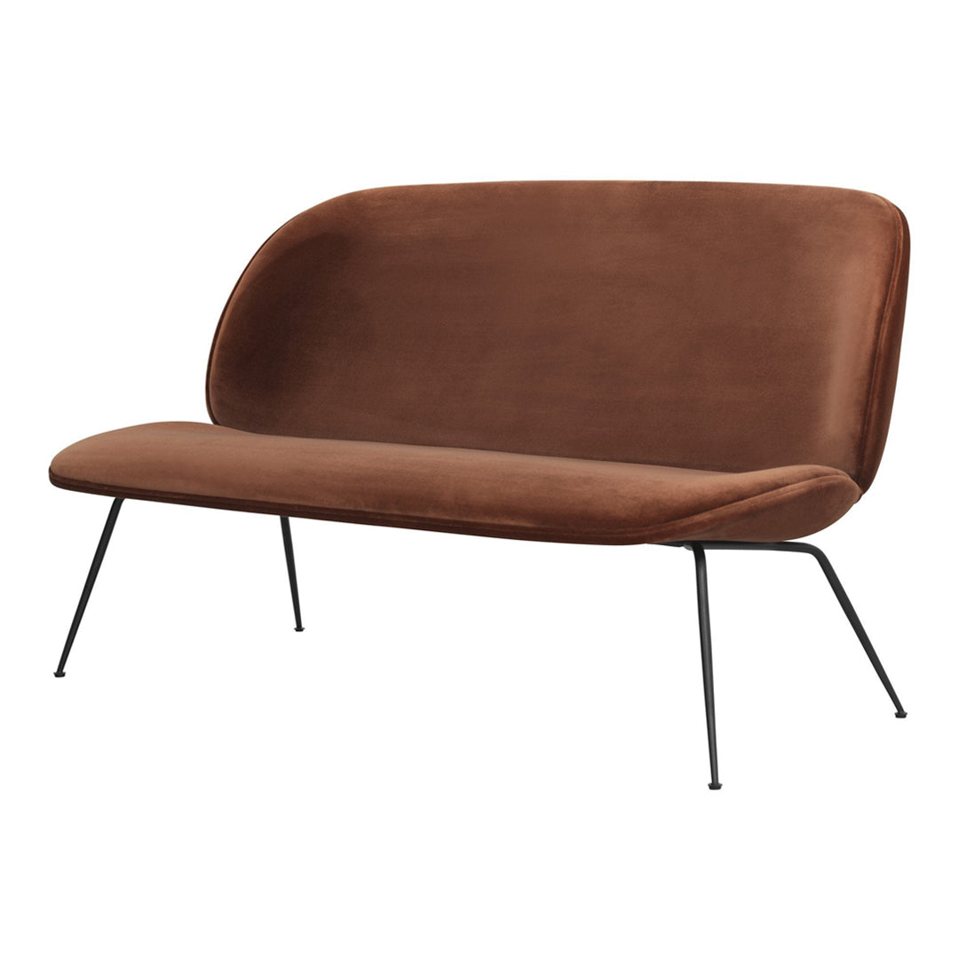 Gubi GamFratesi Beetle Sofa - Fully Upholstered Modern Lounge Chair for Living Room, Office & Hotel Lobby