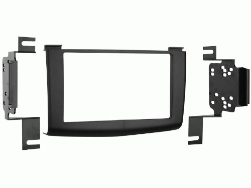 Double Din Car Stereo Dash Kit for Aftermarket Radio - Compatible with 2008-2010 Nissan Rogue (Black Trim Bezel) | Perfect for Upgrading Your Car Audio System & Enhancing Driving Experience