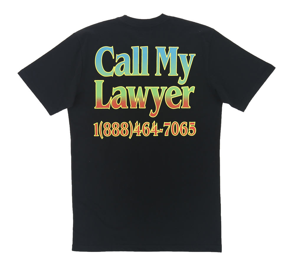 Call My Lawyer T-Shirt - Funny Legal Slogan Tee for Men & Women - Casual Graphic Cotton Shirt for Courtroom, Law School, or Protest