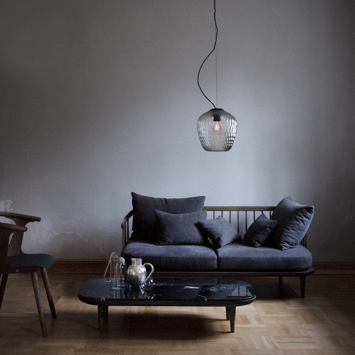 Blown SW3 Pendant Light - Modern Glass Hanging Fixture for Dining Room, Kitchen Island & Bedroom Decor