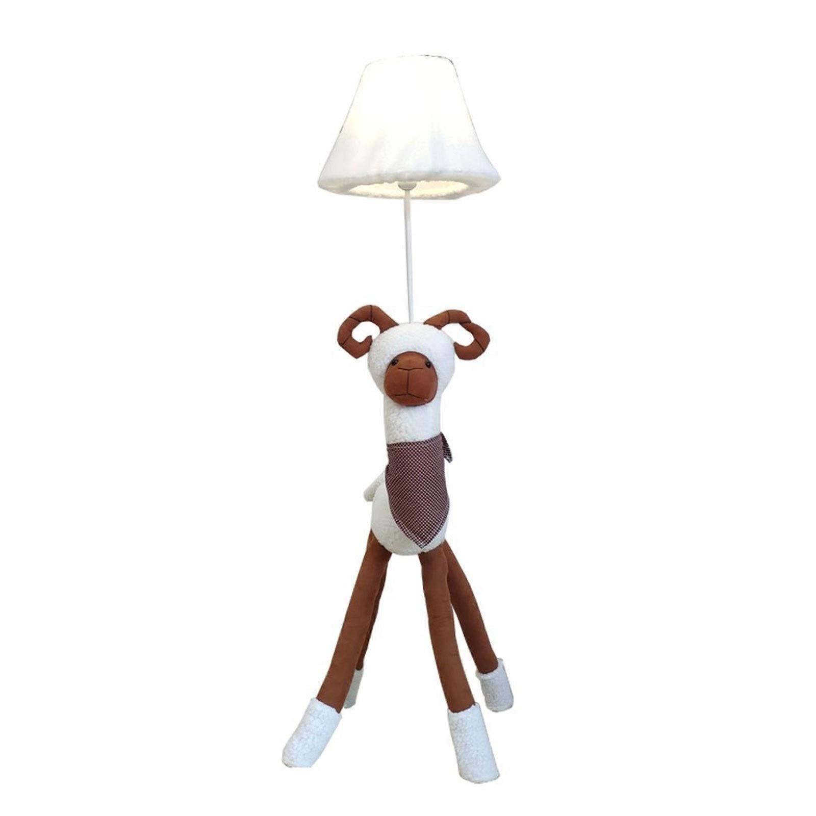 **Cartoon Alpaca Floor Lamp with Remote Control - Cute & Creative Lighting for Living Room, Bedroom, Kids Room, Nursery - Perfect Night Light & Decorative Gift**