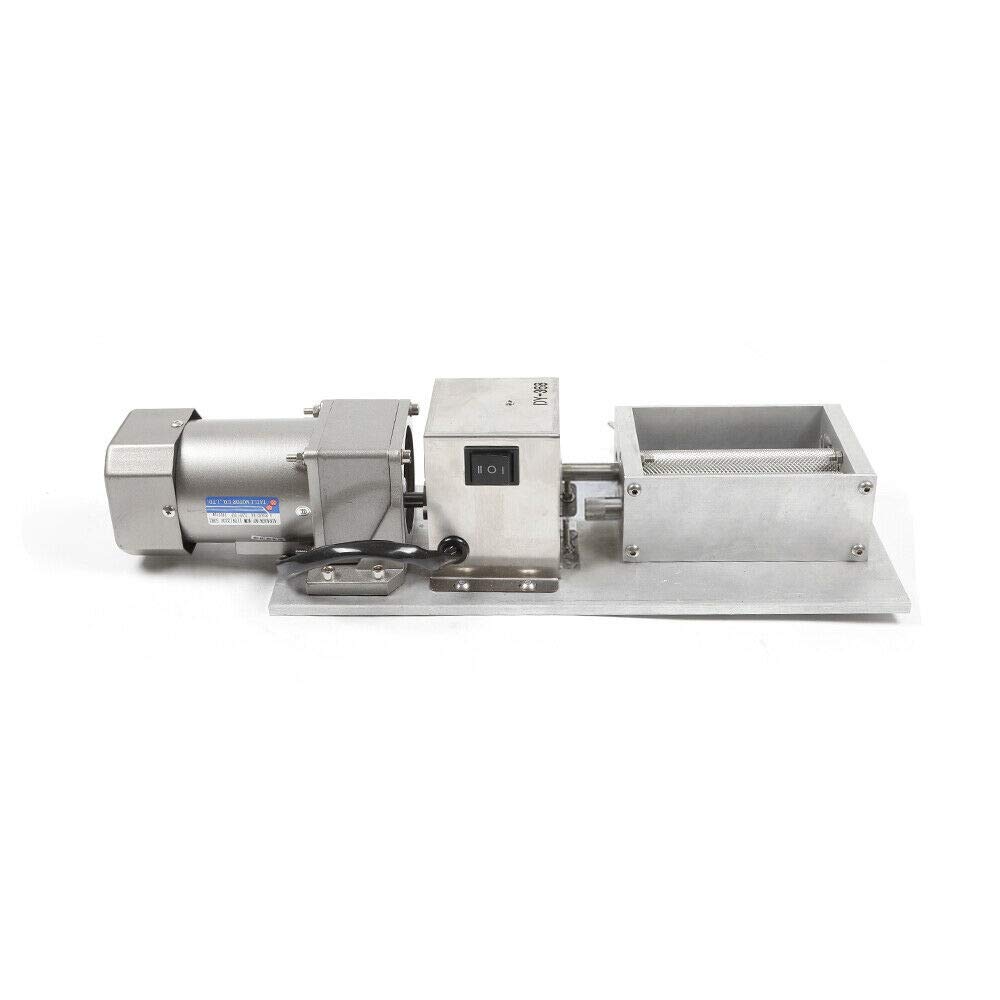 Electric Grain Mill Grinder - 2 Roller Barley Crusher for Home Brewing, Malt Mill with Food Grade Stainless Steel, 110V for Wheat, Cereal & Beans - Perfect for Beer Making, Bread Flour & Healthy Cooking