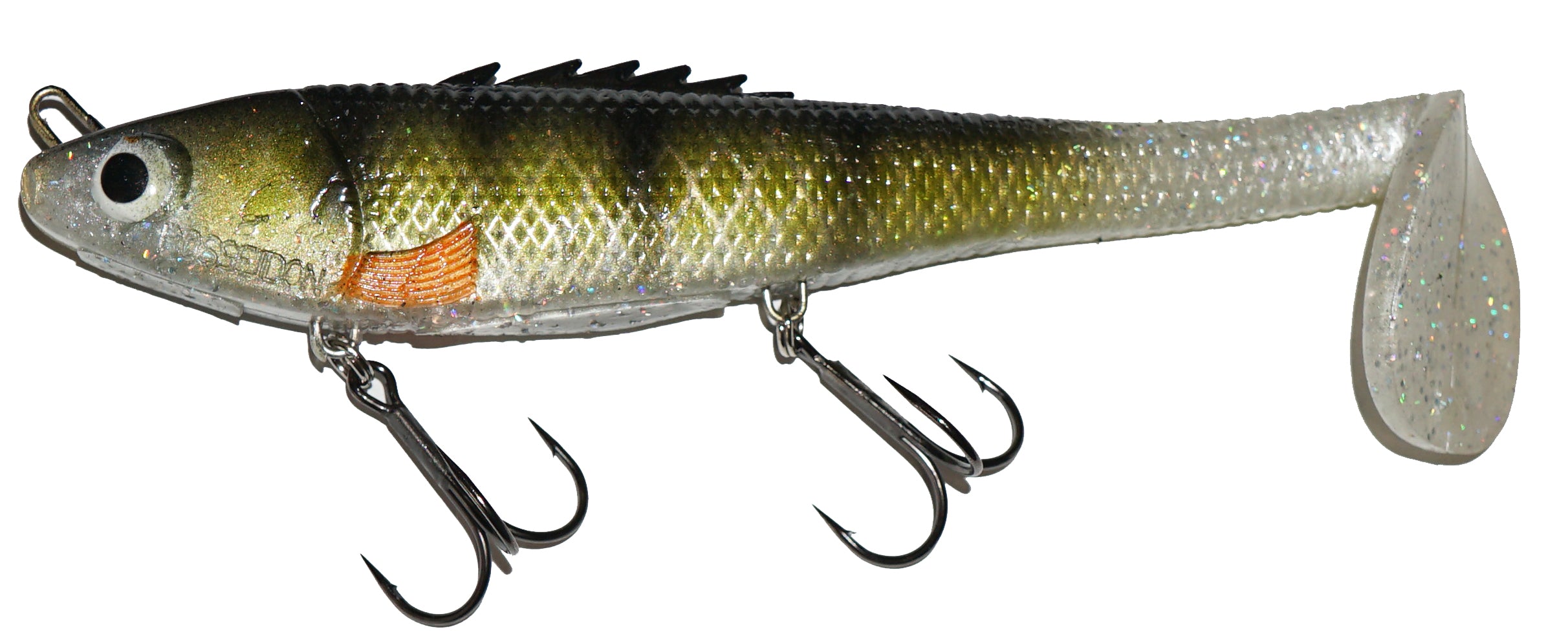 Chaos Tackle Posseidon 8 Swim Bait - Premium Fishing Lure for Bass, Walleye & Pike - Perfect for Freshwater & Saltwater Fishing Adventures