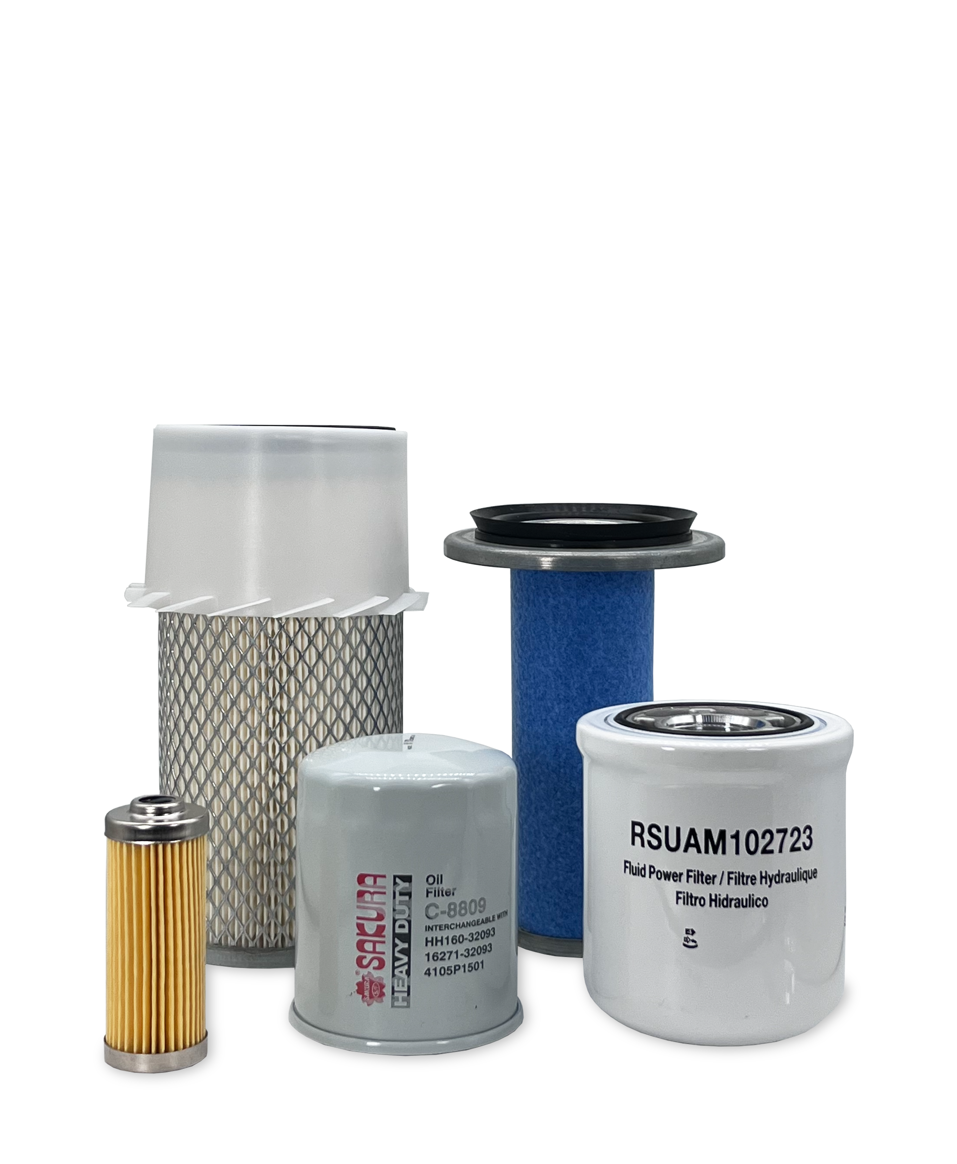 HERO® Maintenance Filter Kit for John Deere 855 Tractor - Air, Oil & Fuel Filters Replacement Set | Perfect for Farm Equipment Maintenance & Tractor Upkeep