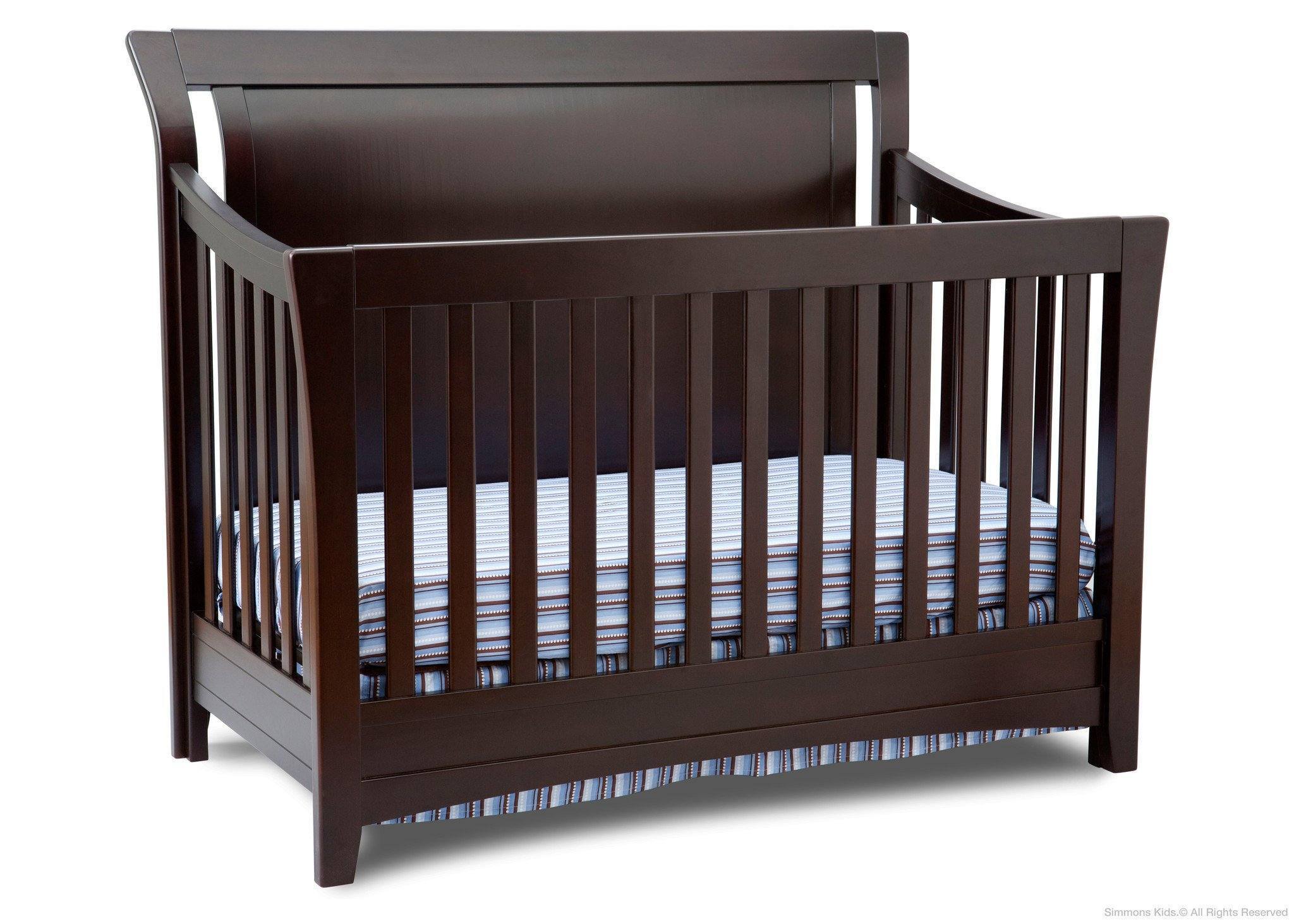 Adele Lifetime Crib - Convertible Baby Crib to Toddler Bed, Full Size Daybed & Twin Bed | Safe & Durable Wooden Crib for Nursery | Perfect for Newborns, Infants & Growing Toddlers | Ideal for Baby Rooms, Daycare Centers & Guest Rooms
