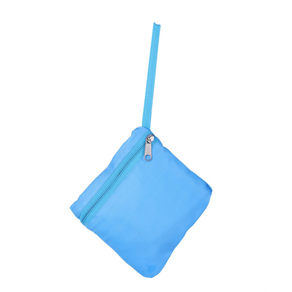 Alvinlite Mesh Beach Bag for Kids - Lightweight Drawstring Backpack for Summer, Outdoor & Beach - Shell & Toy Storage Organizer (Blue) - Perfect for Pool Parties, Vacations & Day Trips