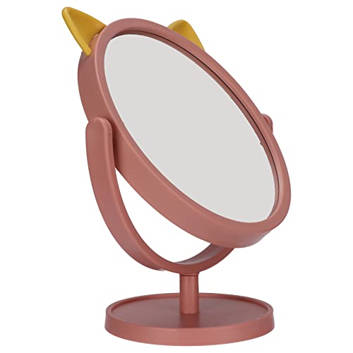Small Adjustable Vanity Mirror - HD Clear Desk Mirror with Flexible Stand for Home & Dorm | Perfect for Makeup, Grooming & Skincare Routines