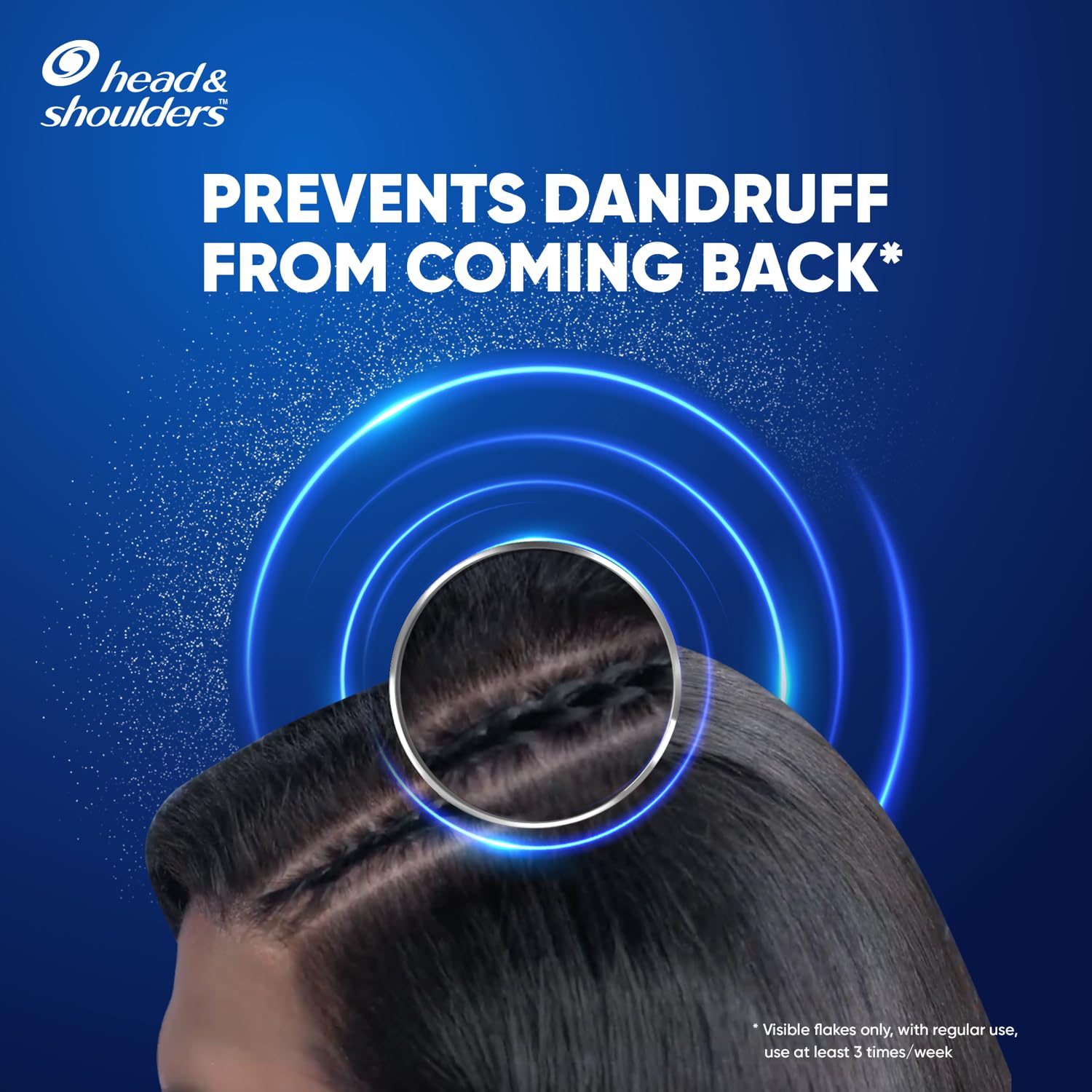 Head & Shoulders Anti-Dandruff Cool Menthol Shampoo for Men & Women – 12 fl oz (340ml) – Refreshing Scalp Care for Daily Use at Home or Gym