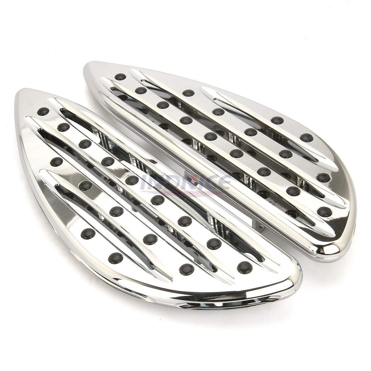 Chrome Floorboards for Harley Davidson Street Glide FLHX & Road Glide Special FLTRXS 2008-2013 - Shift Lever & Passenger Footboards for Enhanced Riding Comfort on Long Road Trips